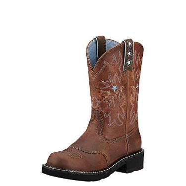 Imagem de Ariat Bota feminina Probaby Western, Madeira flutuante marrom/madeira flutuante marrom, 41