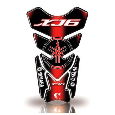 Imagem de Protetor De Tanque Adesivo Moto YAMAHA XJ6 - Teu Adesivo, Vermelho