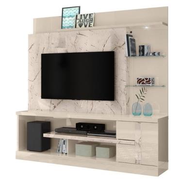 Imagem de Home Theater Alan TVs até 55 641136 Calacata Off White Madetec, Calaca