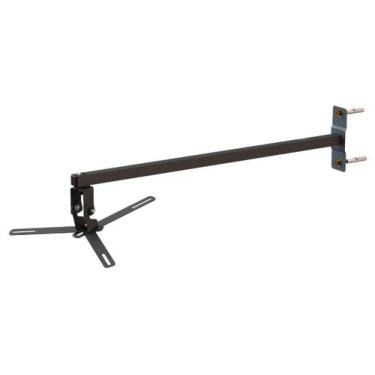 Imagem de Suporte projetor datashow  parede braço 60 cm preto - MULTIFORMA