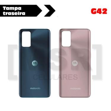 Imagem de Tampa traseira celular MOTOROLA modelo G42, AZUL