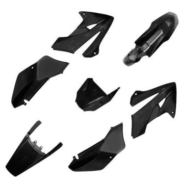 Imagem de Kit Roupa Carenagem Amx Sport Xr 250 Tornado Argentina C/ Number, Pret