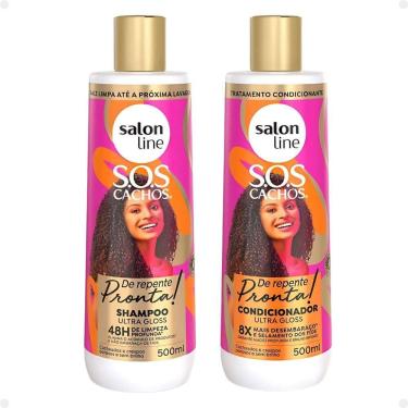 Imagem de Salon Line Sos Cachos De Repente Pronta!: Shampoo e Condicionador 500ml