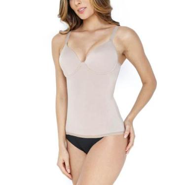 Imagem de Camiseta Modeladora Dilady 302702 Alta Compressão, 44, Chocolate