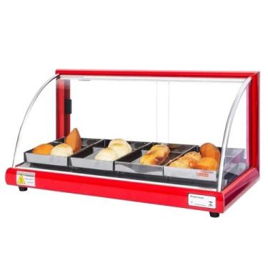 Imagem de A4 - Estufa Alfa para salgados de 4 bandejas Vermelho - 220V - Omega