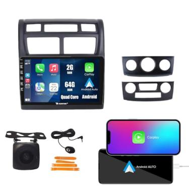 Imagem de Kunfine Car CarPlay Android Navegação Automática Rádio GPS Estéreo Câmera Reversa Tela IPS Touchscreen Tablet Pad Media Player para Kia Sportage 2007-2021, se Aplicável Quad Core 2G + 64G