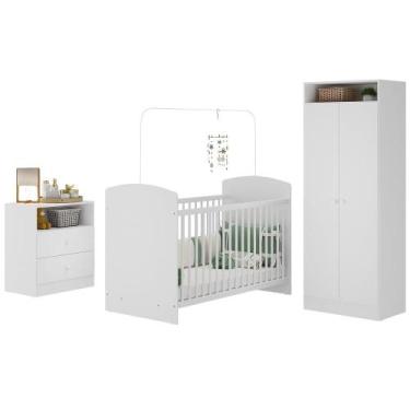 Imagem de Quarto Infantil Completo Doçura Multimóveis Branco