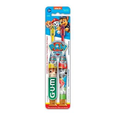 Imagem de Escova Dental Infantil Gum Patrulha Canina 3+ Suave Macia Cores Sortid