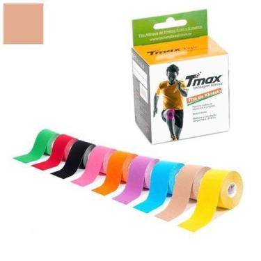 Imagem de Fita Kinésio Bandagem Adesiva Funcional Profissional Tmax, Bege