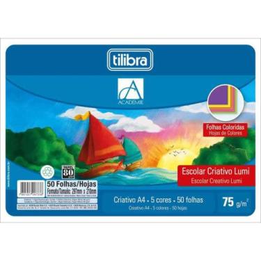 Imagem de Caderno de Cartografia Criativo A4 Lumi 50 Folhas - Tilibra