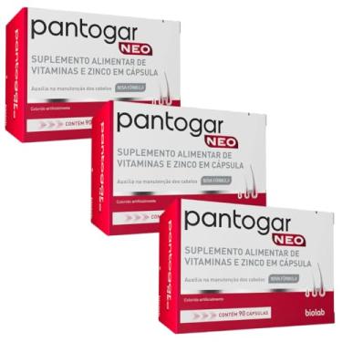 Imagem de Pantogar Neo Kit C/03 Caixas C/90 Caps Cada Caixa