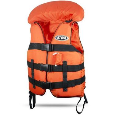 Imagem de Colete Salva Vidas Jaleco Homologado Classe III Tamanho P até 35 kg - 