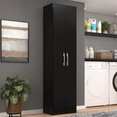 Imagem de Armário Multiuso San Marino 2 Portas Preto - Móveis Sim - Direto Sim, 
