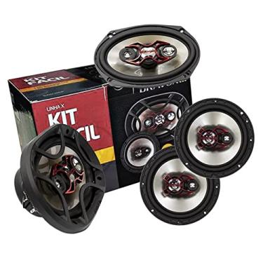 Imagem de Kit Alto Falantes, Bravox, Kit Fácil X, B4X69X X2 + B3X60X X2