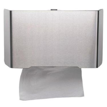 Imagem de Dispenser p/ Papel Toalha Interfolhas  *Inox Escovado*  Linha Select  