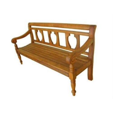 Imagem de Banco Rústico Jarros Em Madeira De Demolição - Cód 1252 - Barrocarte