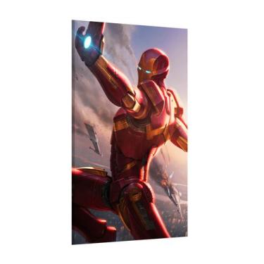Imagem de Placa decorativa - homem de ferro iron man - marvel - Cultture, 60x40c