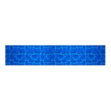 Imagem de 15 Adesivos Vinílico Proteção M2 Borda Piscina 100cm X 20cm - Resitank