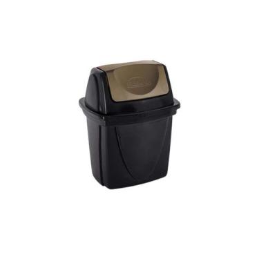 Imagem de Lixeira Pia Basculante Ecoblack 6.5 Lts - Plasutil