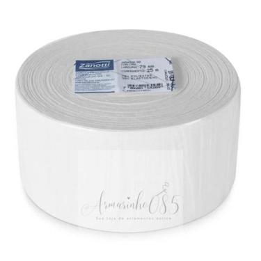 Imagem de Elástico Jaragua Zanotti C/25 Metros - Escolha a largura, Branco, 79mm