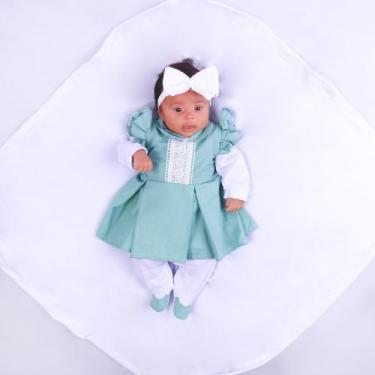Imagem de Saída De Maternidade Bebê Menina Antonella   4 Peças - Pandora Baby En