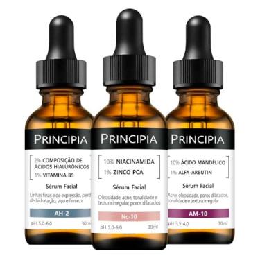 Imagem de Principia Kit 3 Séruns Hialurônico + Niacinamida + Mandélico