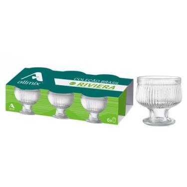 Imagem de Jogo de Taça para Sobremesa em Vidro Riviera 315ml - Allmix