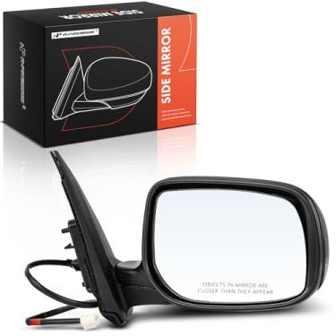 Imagem de A-Premium Espelho de porta elétrica do lado do passageiro - compatível com Toyota Corolla 2009 2010 2011 2012 2013 - Espelho retrovisor externo dobrável preto não aquecido - Substituição # 87910-12C40