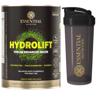 Imagem de Hydrolift - Essential Nutrition - Eletrólitos minerais ativos -30 Sticks Limão + Coqueteleira Oficial