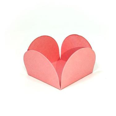 Imagem de Forminhas para Doces 4 Pétalas Rose - 50 unidades - FunFestas - Rizzo