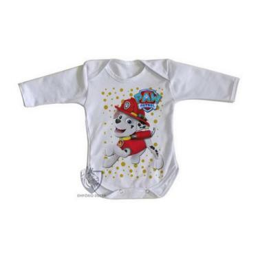 Imagem de  body nenê criança roupa bebê manga longa  Patrulha Canina Marshall - 