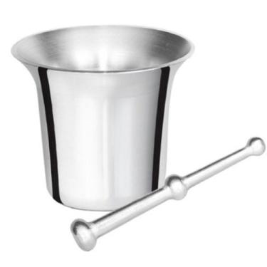 Imagem de Pilão Almofariz Socado De Alho Alumínio Fundido Polido 0,3L - TERRA LA