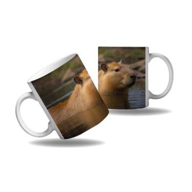 Imagem de Caneca Presente Animal Capivara Moda Roedor Gigante Fofo 2 - Enjoy Sho