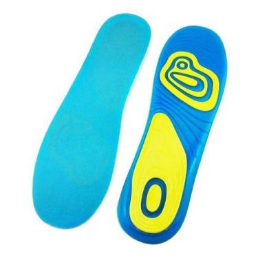 Imagem de Par De Palmilha Anti-impacto De Silicone Recortável Corrida - Mrvendas