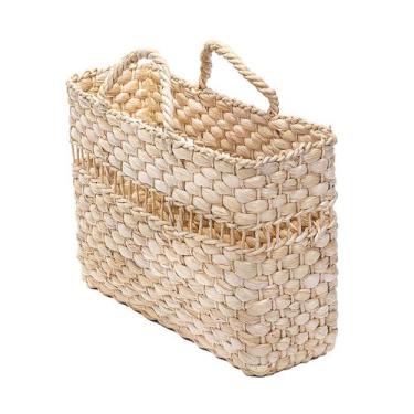 Imagem de Sacola Bolsa Mala Feira Praia Palha Alça Grande 28x14x42 - Flora Full