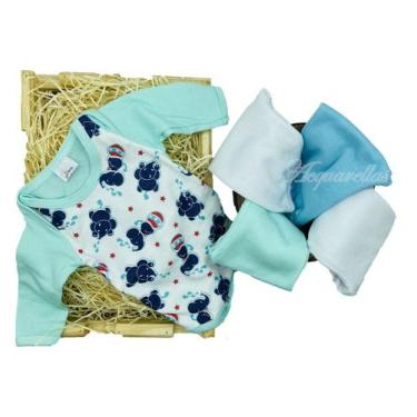 Imagem de Kit Body Bebê 2 peças com Body e Mijão (Culote) Menino - Brasileira, G