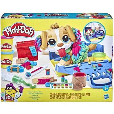Imagem de Massinha PlayDoh Kit Veterinario Pet-shop Hasbro F3639