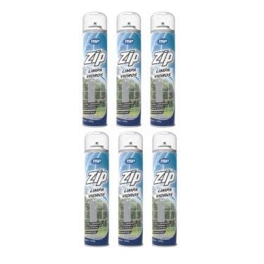 Imagem de Kit 6 Limpa Vidros Zip Clean 400ml - My Place