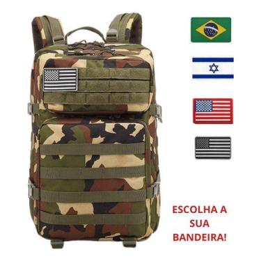 Imagem de Mochila Grande Multiuso Militar Tática Acampamento 50l - Tem Tudo OnLi