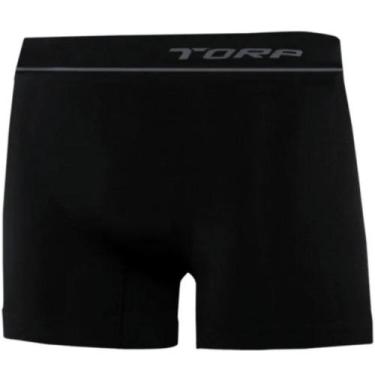 Imagem de Cueca Torp Boxer em Microfibra Sem Costura 8002, Preto, M