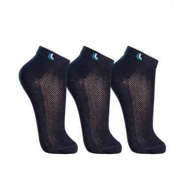 Imagem de Kit de 3 Pares de Meias Lupo 03225-089 Cano Curto Sport, Sortida, M (3