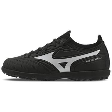Imagem de Chuteira Society Mizuno Regent AS Junior, Preto, 31