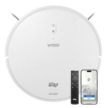 Imagem de Aspirador de Pó Robô ROBOT W1000, Automático, 350ml, Compatível com As