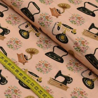 Imagem de Tecido Estampado para Patchwork - Antique : Antiguidades (0,50x1,40) -