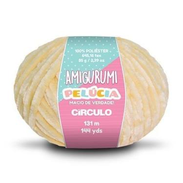 Imagem de Fio Amigurumi Pelúcia 131 metros - Círculo, 7564 porcelana