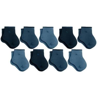 Imagem de Kit Com 9 Pares de Meias Lupo Cano Curto Baby Infantil em Algodão Kids