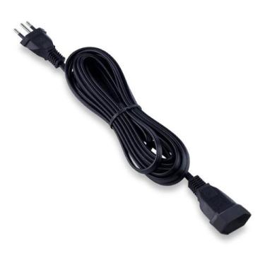 Imagem de Extensão Elétrica Prolongador 10a 5 Metros Megatron 3 Pinos