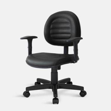 Imagem de Cadeira Executiva Belluno Giratória com Braços - Flex Cadeiras, Preto