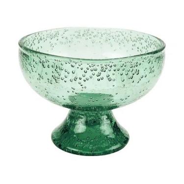 Imagem de Taça para Sorvete Acrílico Detalhes Bolhas Verde 440ml 50217 - EntreCa