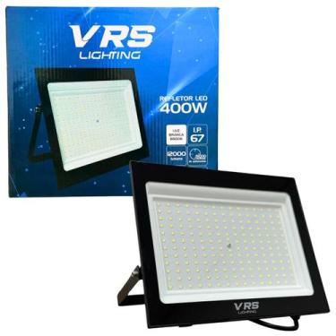 Imagem de Refletor Led 400w Holofote Branco Frio 6500k IP67 Bivolt VRS Lighting